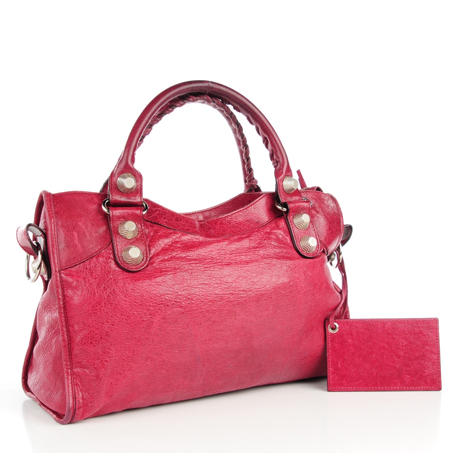 Balenciaga Agneau Giant 21 Silver Hardware City Pourpre 3 of 8