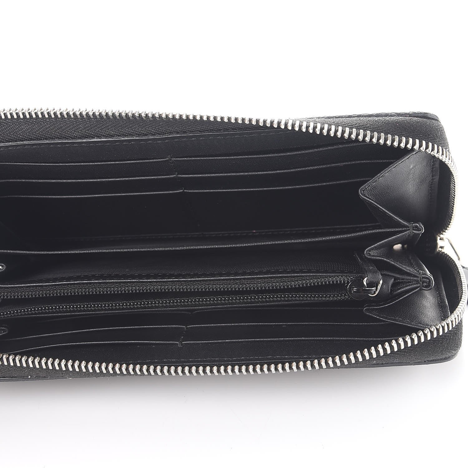 Gucci GG Supreme Monogram Caleido Zip Around Wallet Black 5 of 8