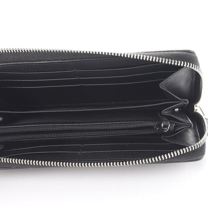 Gucci GG Supreme Monogram Caleido Zip Around Wallet Black 5 of 8