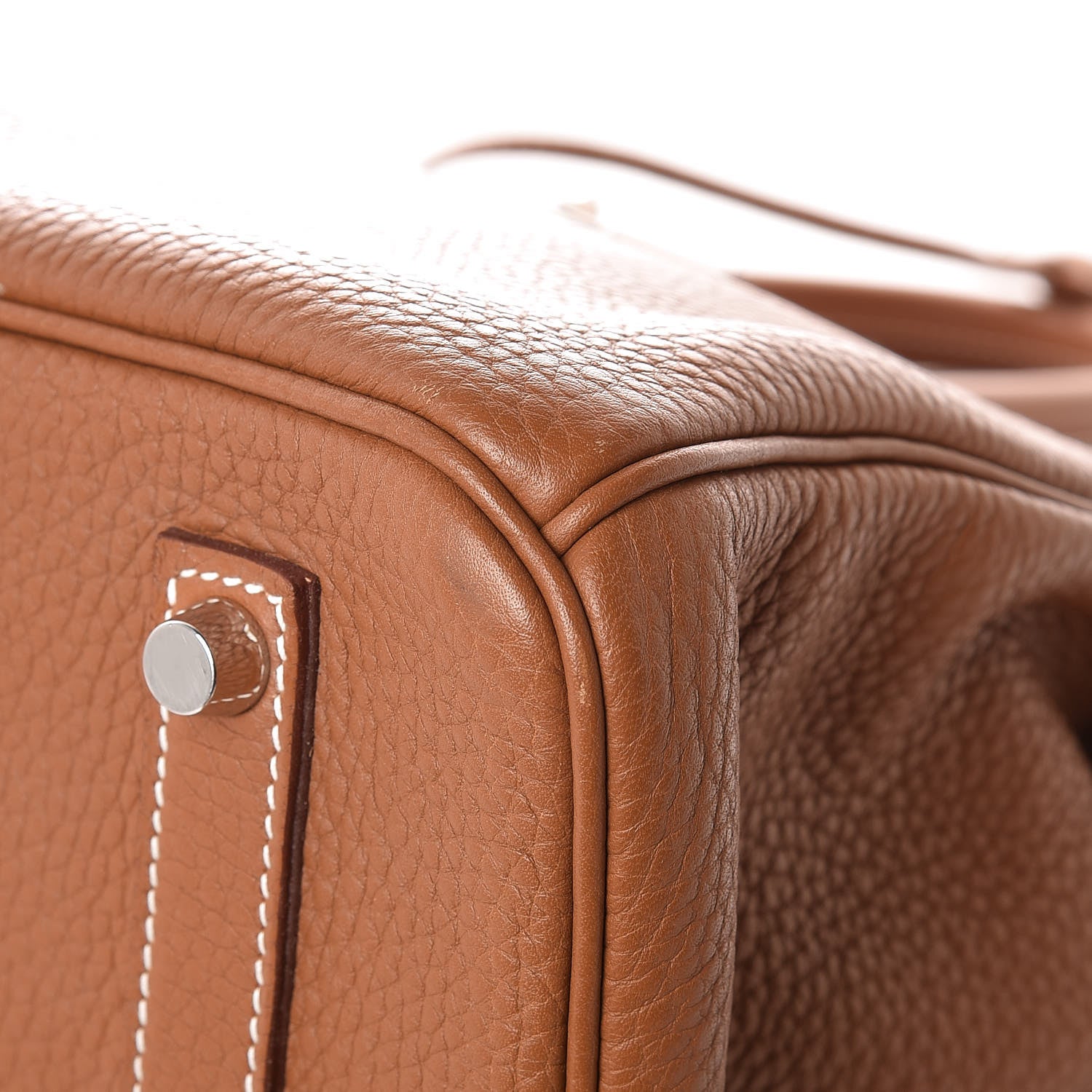 Hermes Taurillon Clemence Birkin 35 Gold 9 of 12