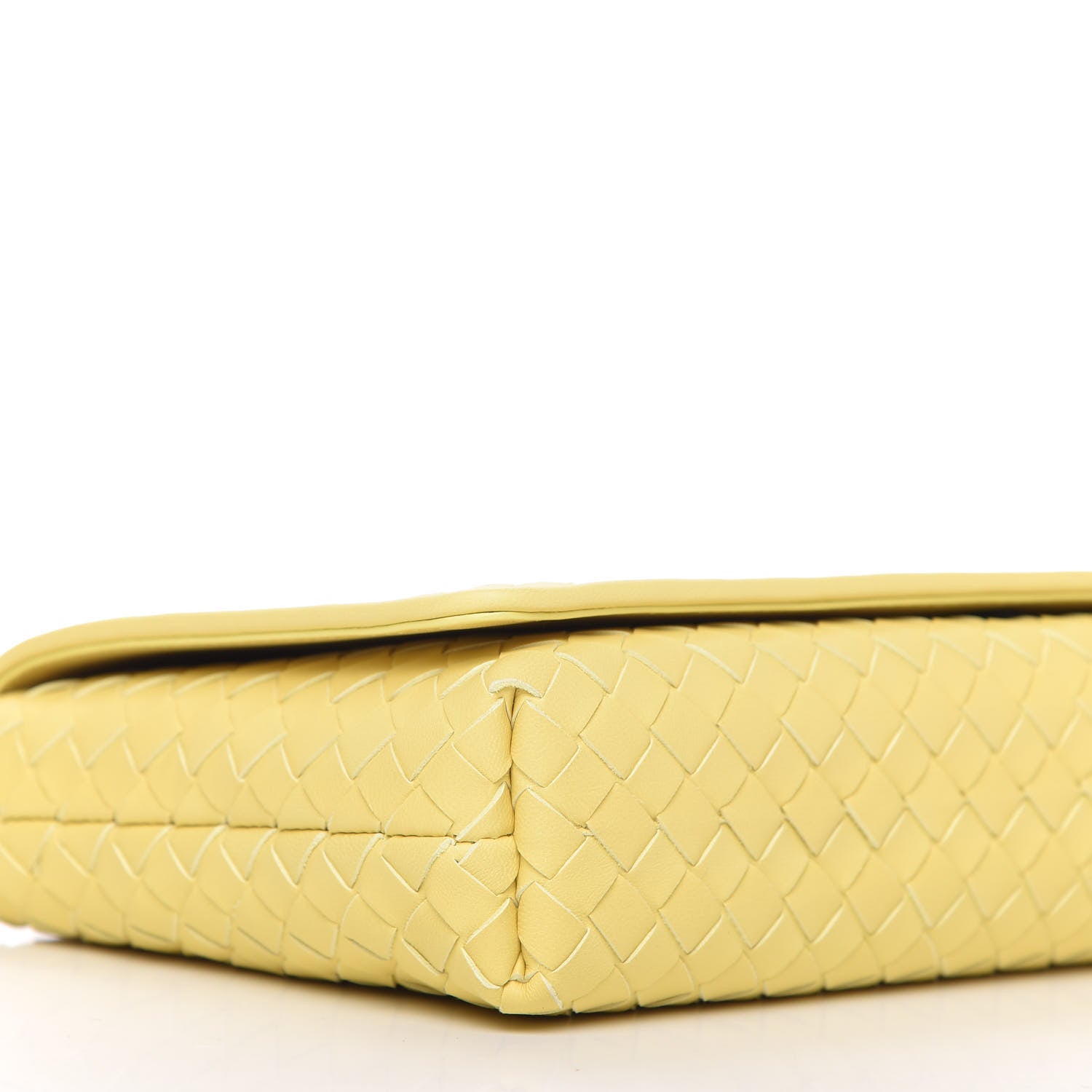 Bottega Veneta Nappa Intrecciato Dahlia Clutch Crossbody Moutarde 6 of 11