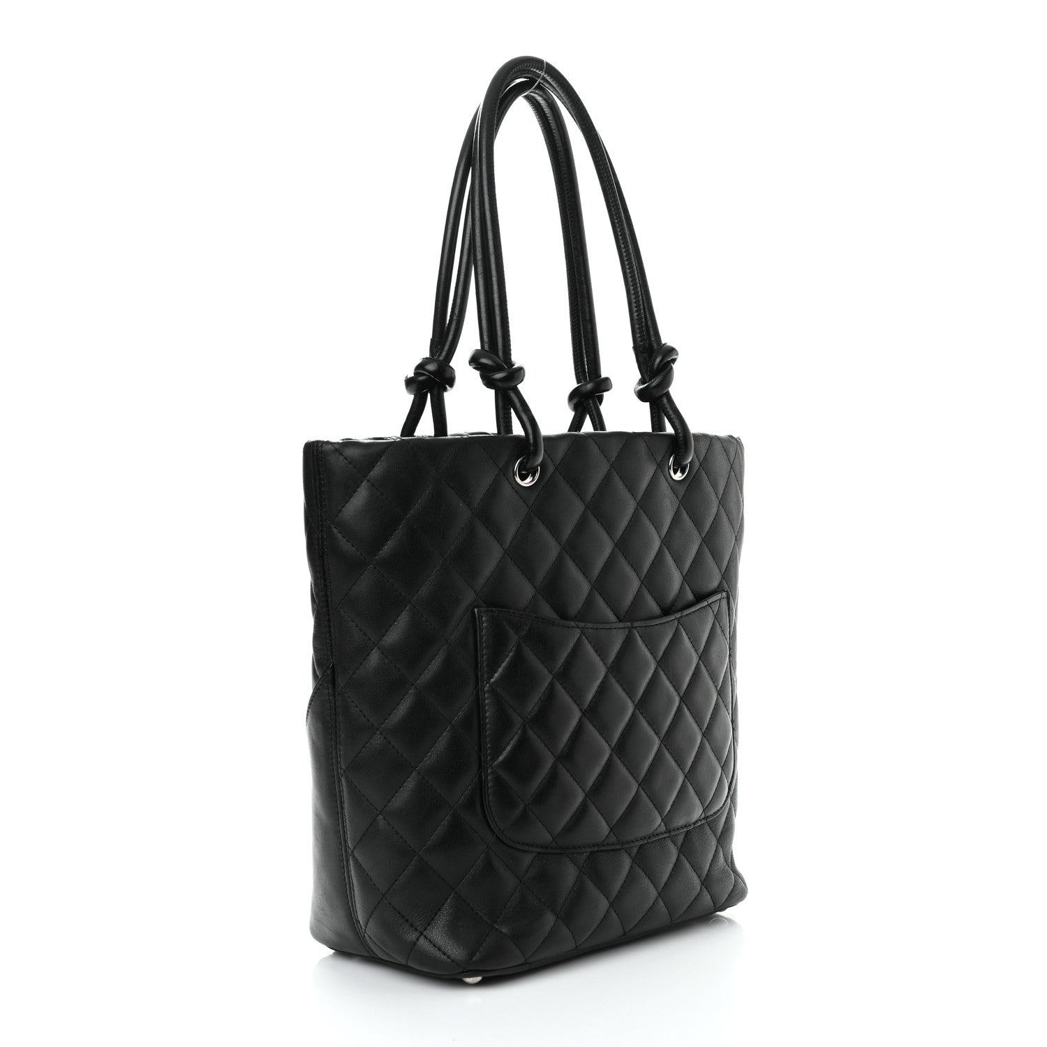 Chanel Calfskin Quilted Medium Cambon Tote Black 3 of 10