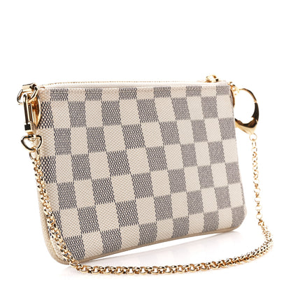 Louis Vuitton Damier Azur Trunk Pochette Milla MM 3 of 9