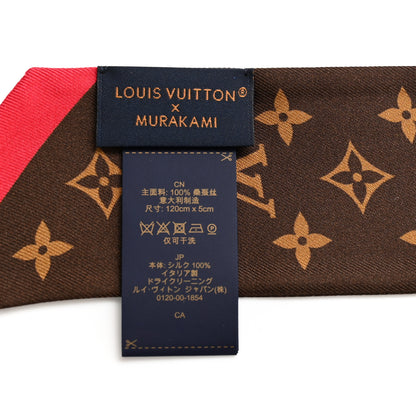 Louis Vuitton LV X TM Silk Monogram Cerises Bandeau Brown 3 of 3