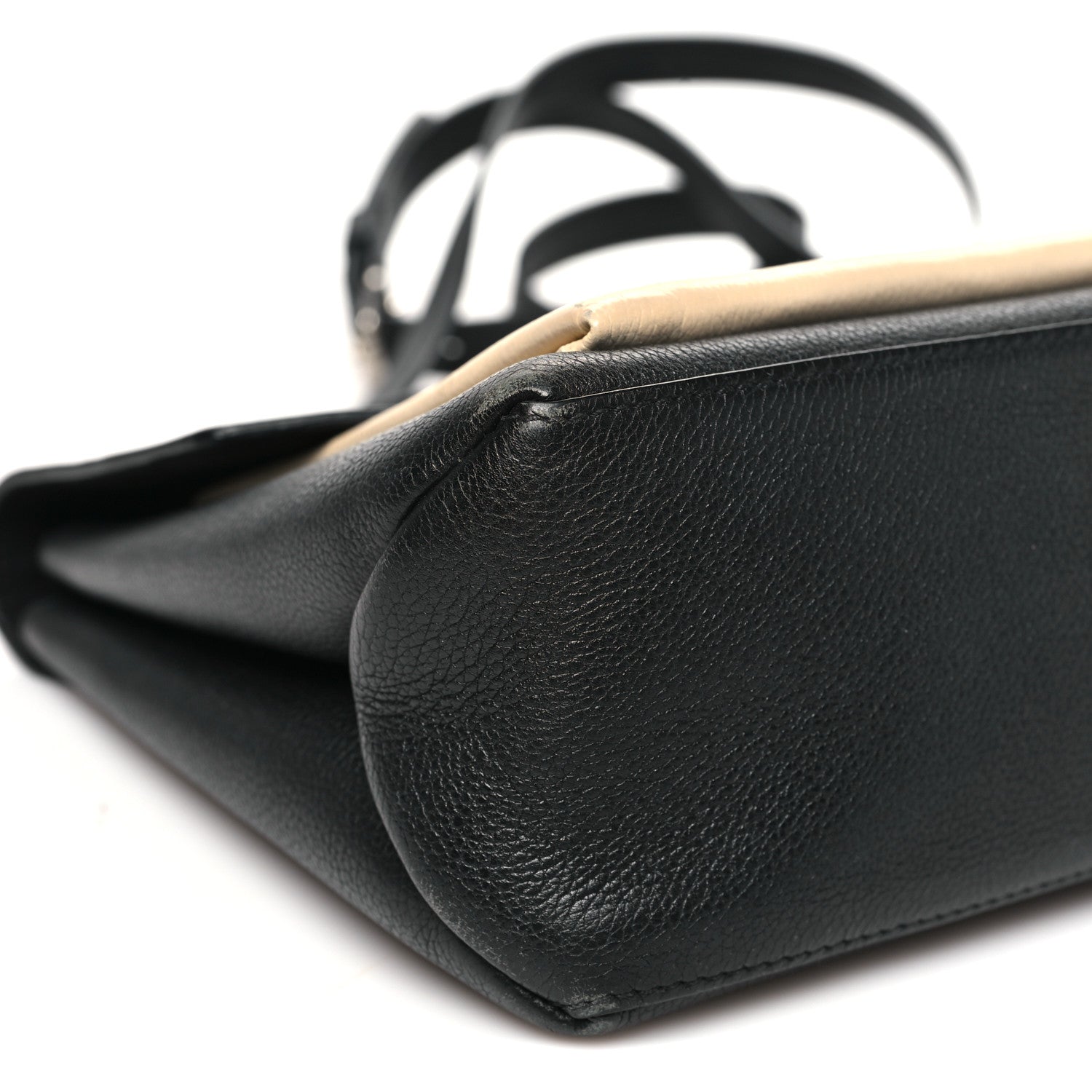Louis Vuitton Soft Calfskin My Lockme Top Handle Vanille Black 8 of 11