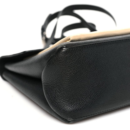 Louis Vuitton Soft Calfskin My Lockme Top Handle Vanille Black 8 of 11