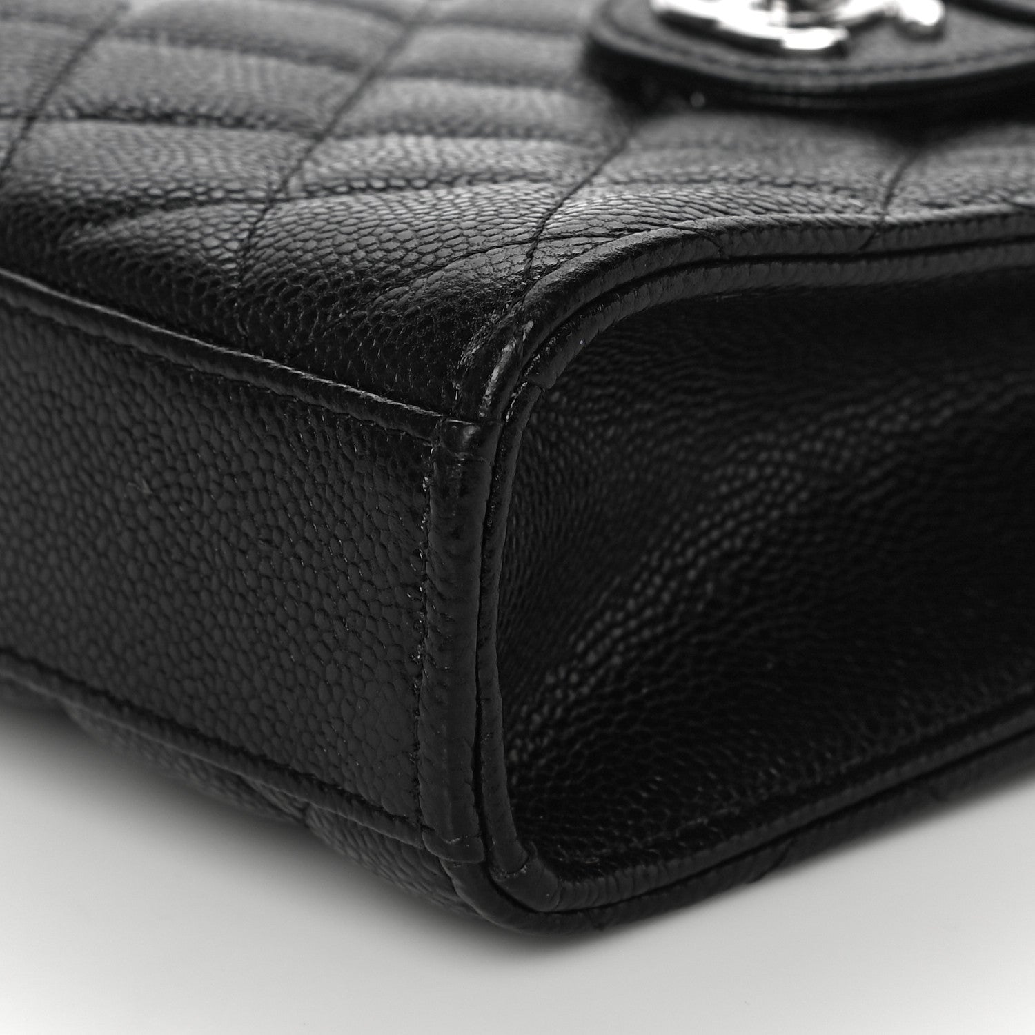 Chanel Caviar Quilted Classic Phone Holder Black 11 of 14