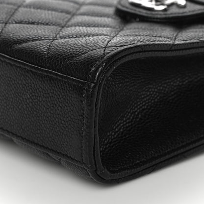 Chanel Caviar Quilted Classic Phone Holder Black 11 of 14