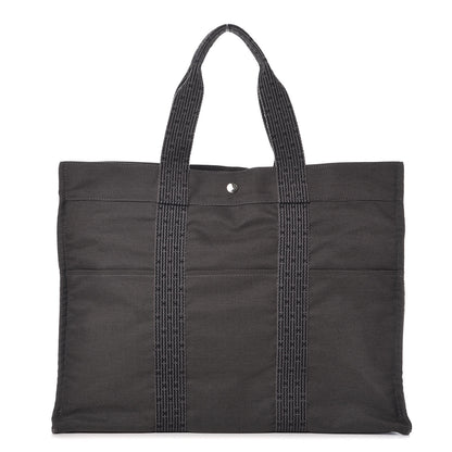 Hermes Canvas Herline Tote GM Grey 1 of 8