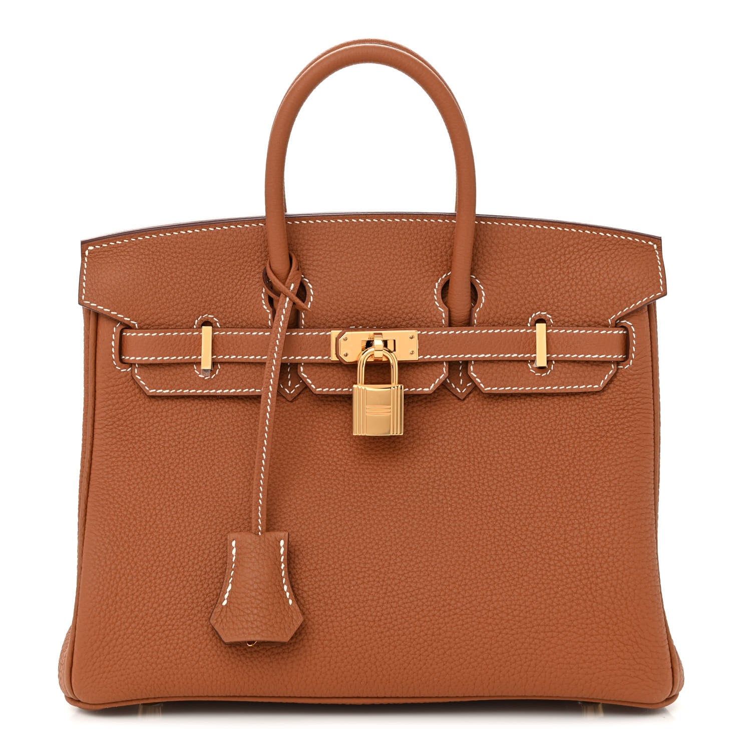 Hermes Togo Birkin 25 Gold 1 of 11