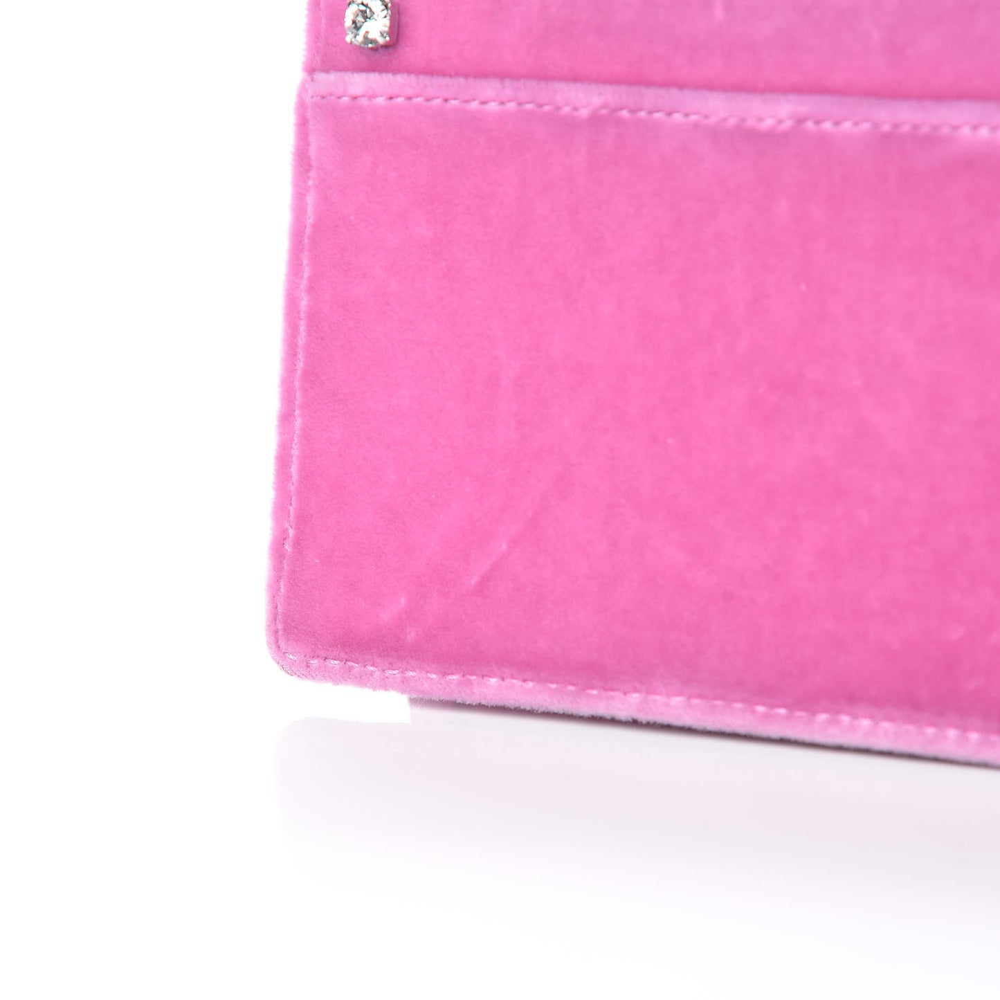 Velvet Crystal Super Mini Dionysus Shoulder Bag Malva
