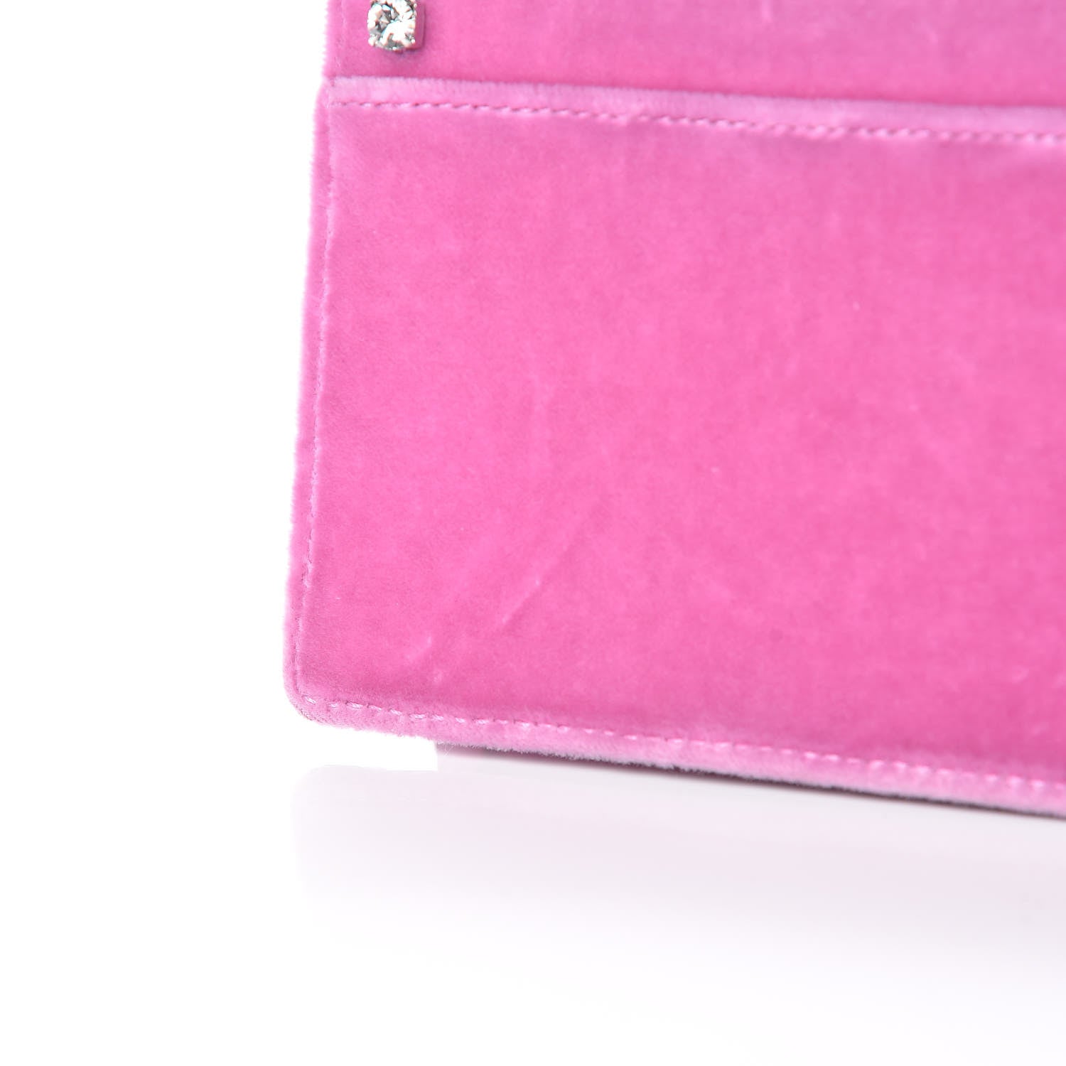 Gucci Velvet Crystal Super Mini Dionysus Shoulder Bag Malva 9 of 11