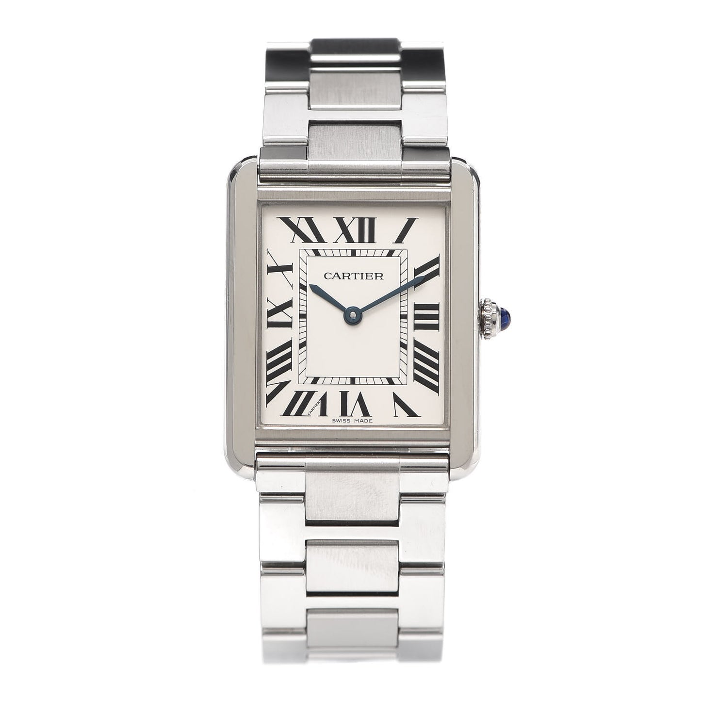 Stainless Steel 27mm Tank Solo Quartz Watch