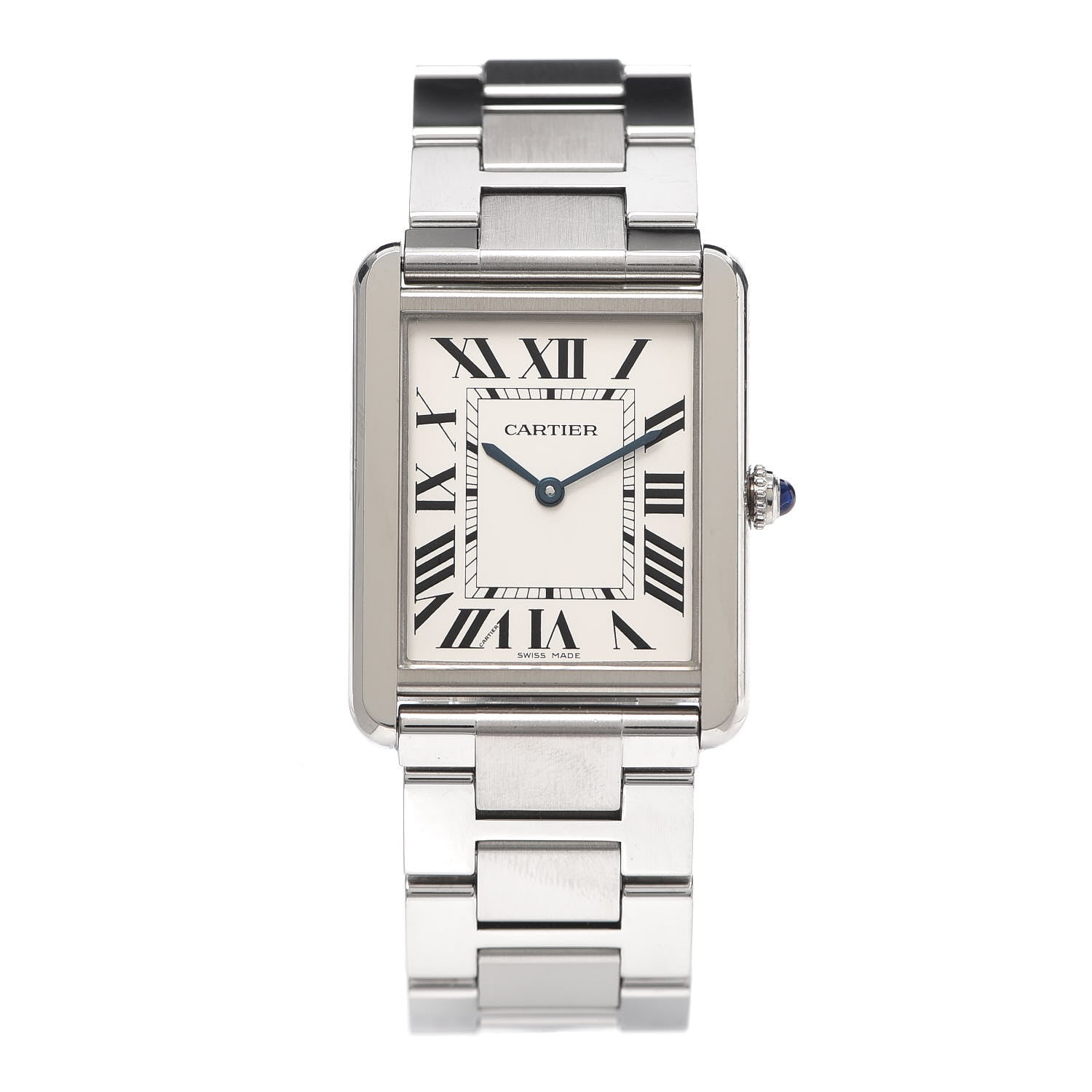 Cartier Stainless Steel 27mm Tank Solo Quartz Watch 1 of 6