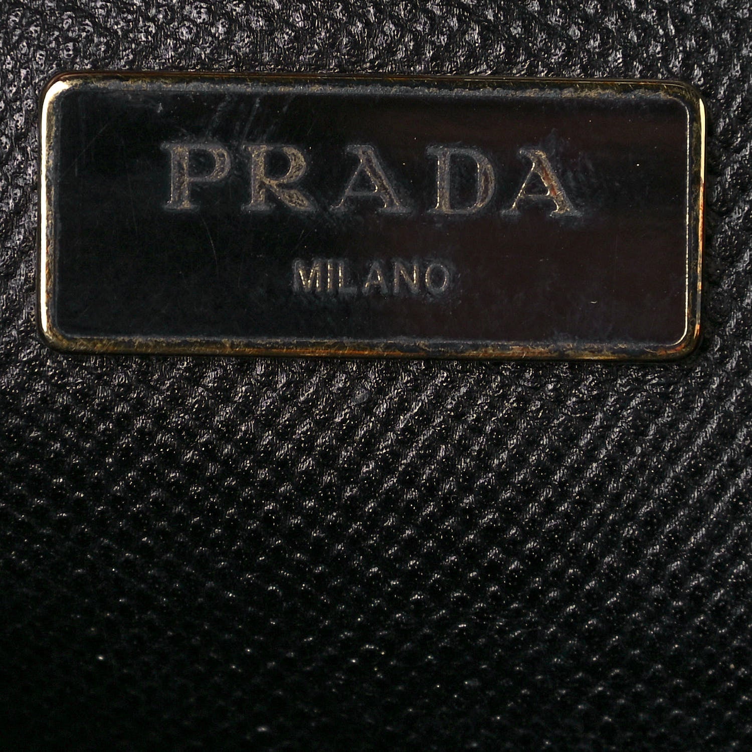 Prada Saffiano City Calfskin Bi-Color Tote Fuoco Black 6 of 20