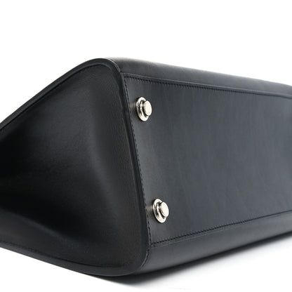 Louis Vuitton Taurillon City Steamer MM Black Blue 8 of 9