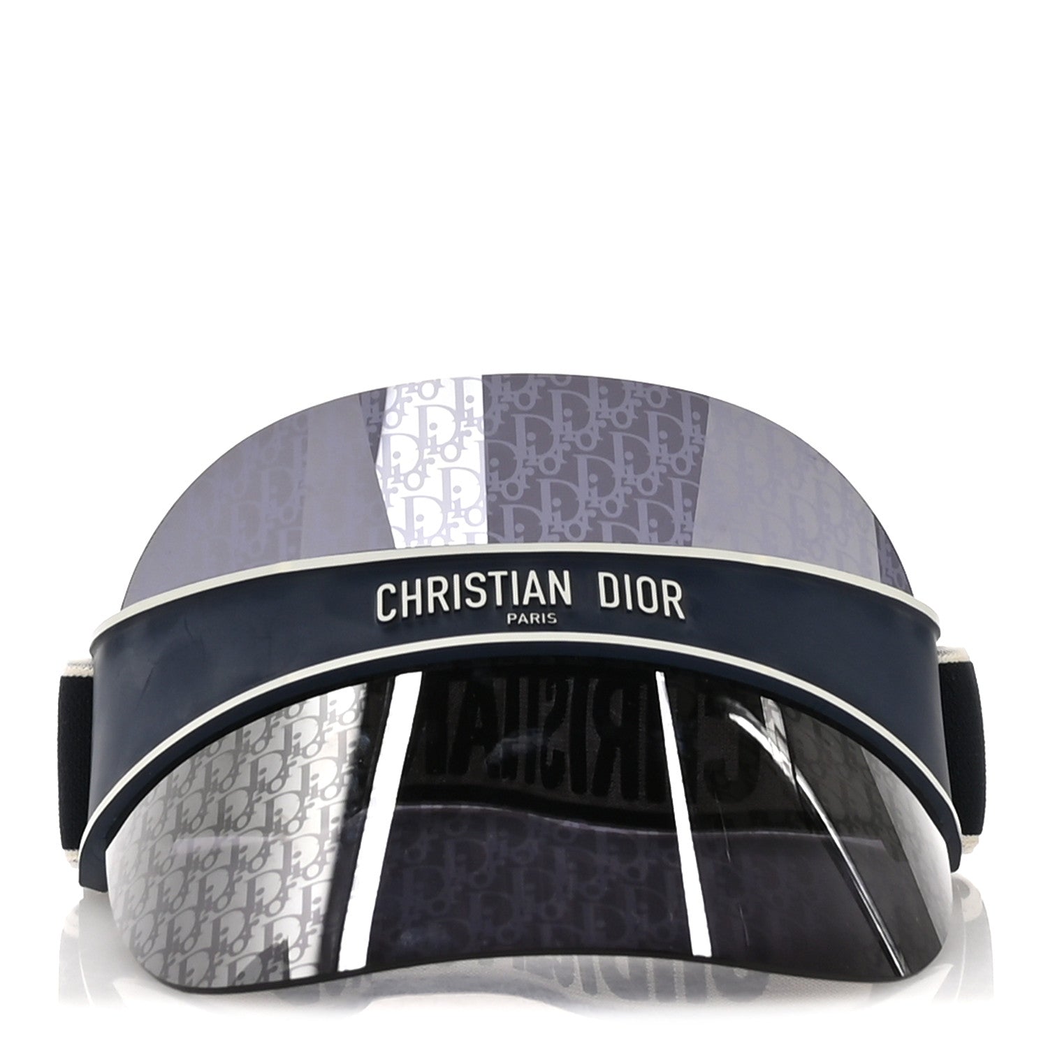 Christian Dior Oblique DiorClub V1U Sun Visor Blue 3 of 10