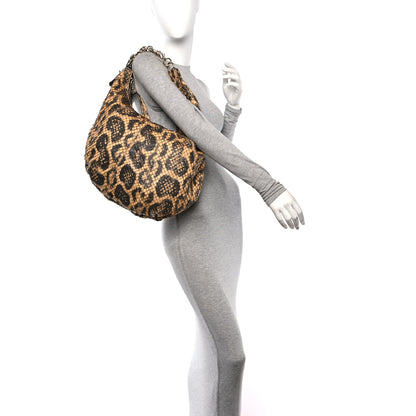 Gucci Snakeskin Medium Sienna Hobo Brown Multicolor 2 of 10