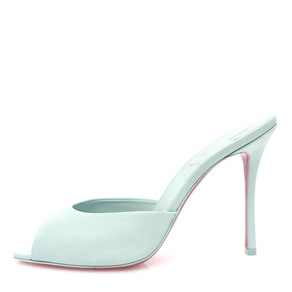 Christian Louboutin Nappa Me Dolly 100 Sandals 38.5 Iceberg 1 of 8