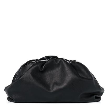 Bottega Veneta Smooth Butter Calf The Pouch Oversized Clutch Black 1 of 9