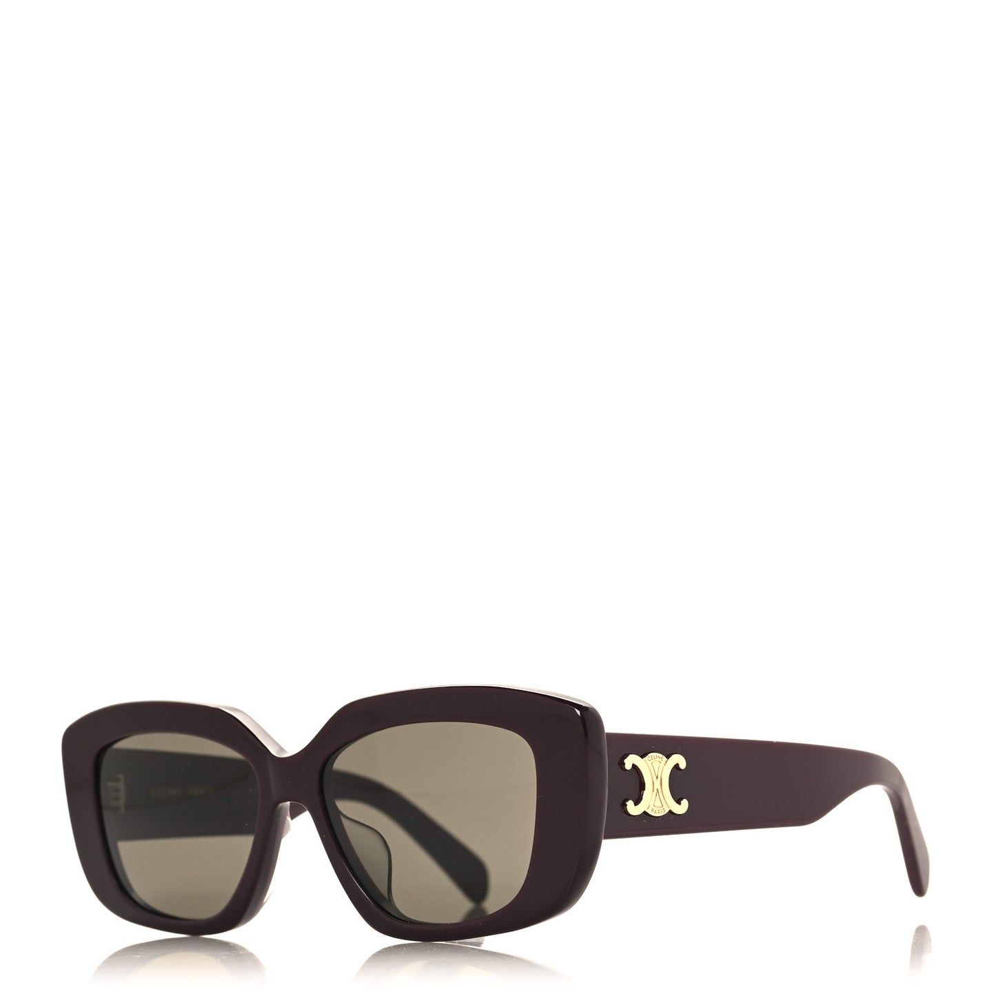 Acetate Triomphe Sunglasses CL40216U Dark Aubergine