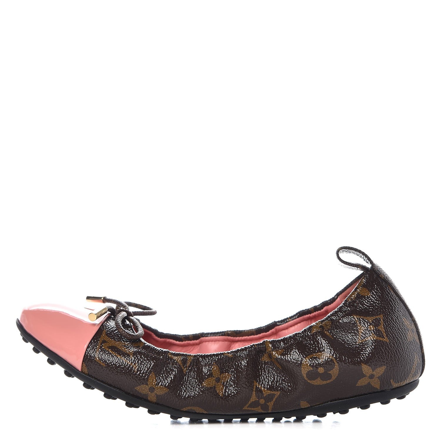 Louis Vuitton Monogram Patent Flirty Ballerina Flats 36.5 Rose Clair 1 of 7