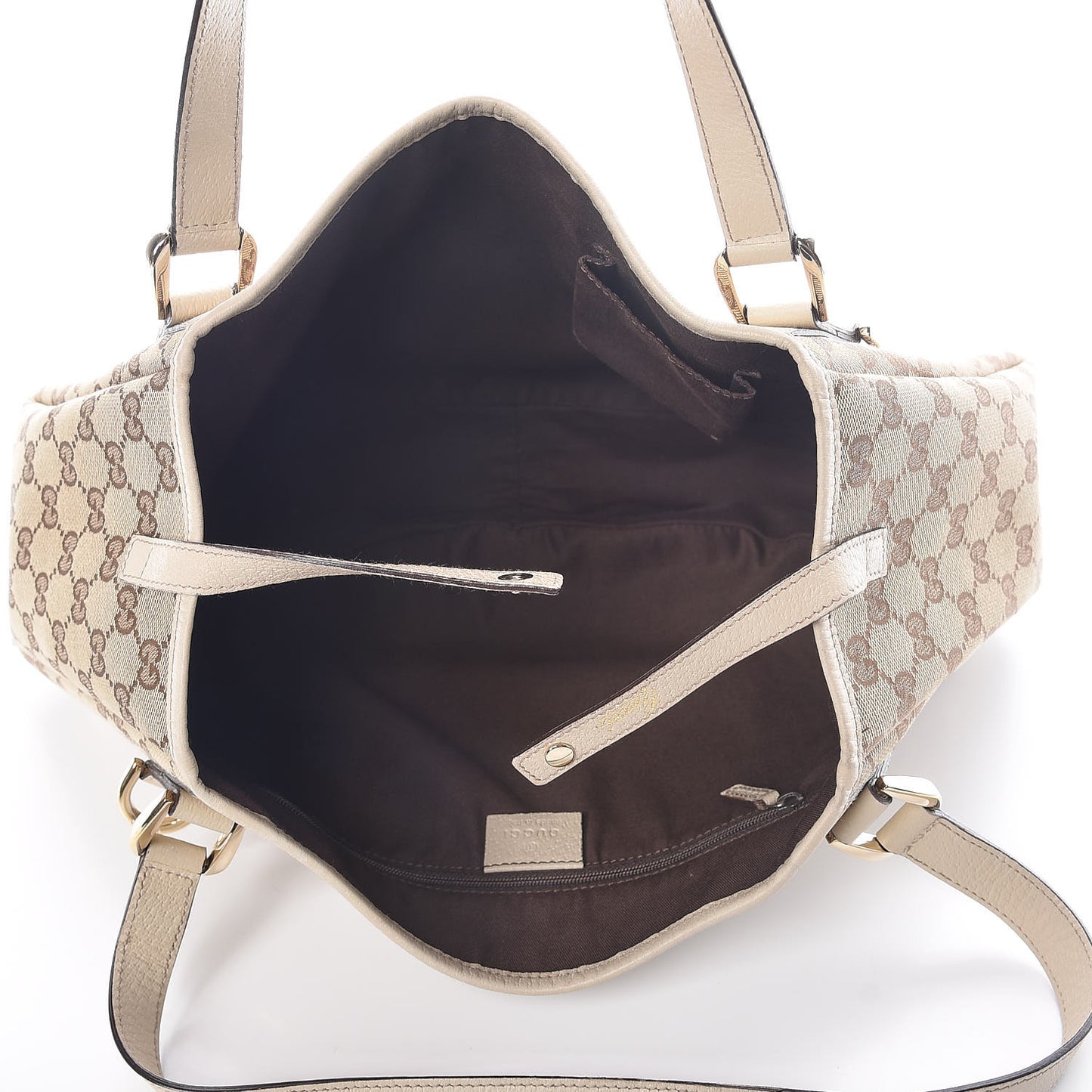 Monogram Medium Abbey Shoulder Bag Off White