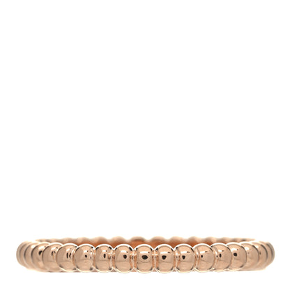 Van Cleef & Arpels 18K Rose Gold Small Perlee Ring 53 6.5 3 of 4