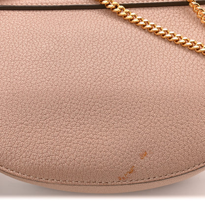Chloe Grained Lambskin Mini Drew Shoulder Bag Cement Pink 10 of 11