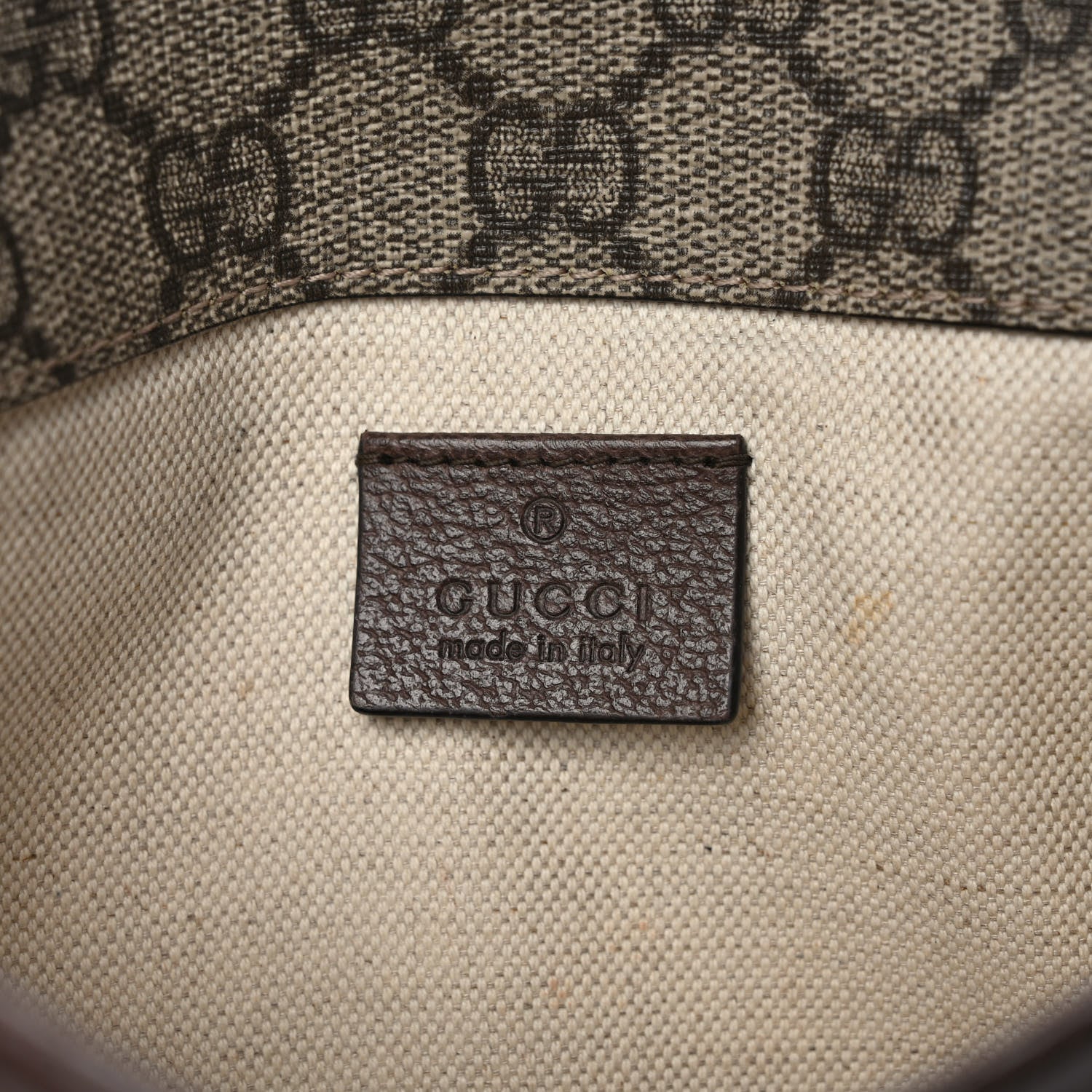 Gucci GG Supreme Monogram Neo Vintage Web Belt Bag Brown 6 of 9