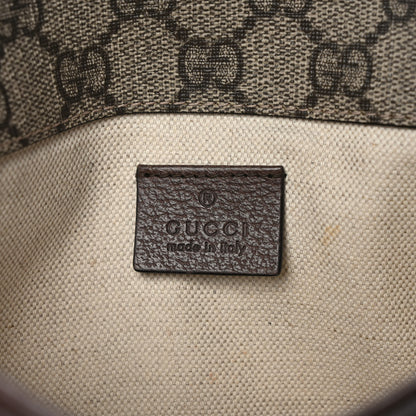 Gucci GG Supreme Monogram Neo Vintage Web Belt Bag Brown 6 of 9