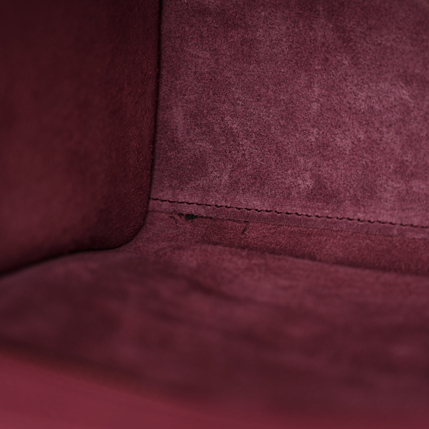 Drummed Calfskin Nano Luggage Plum