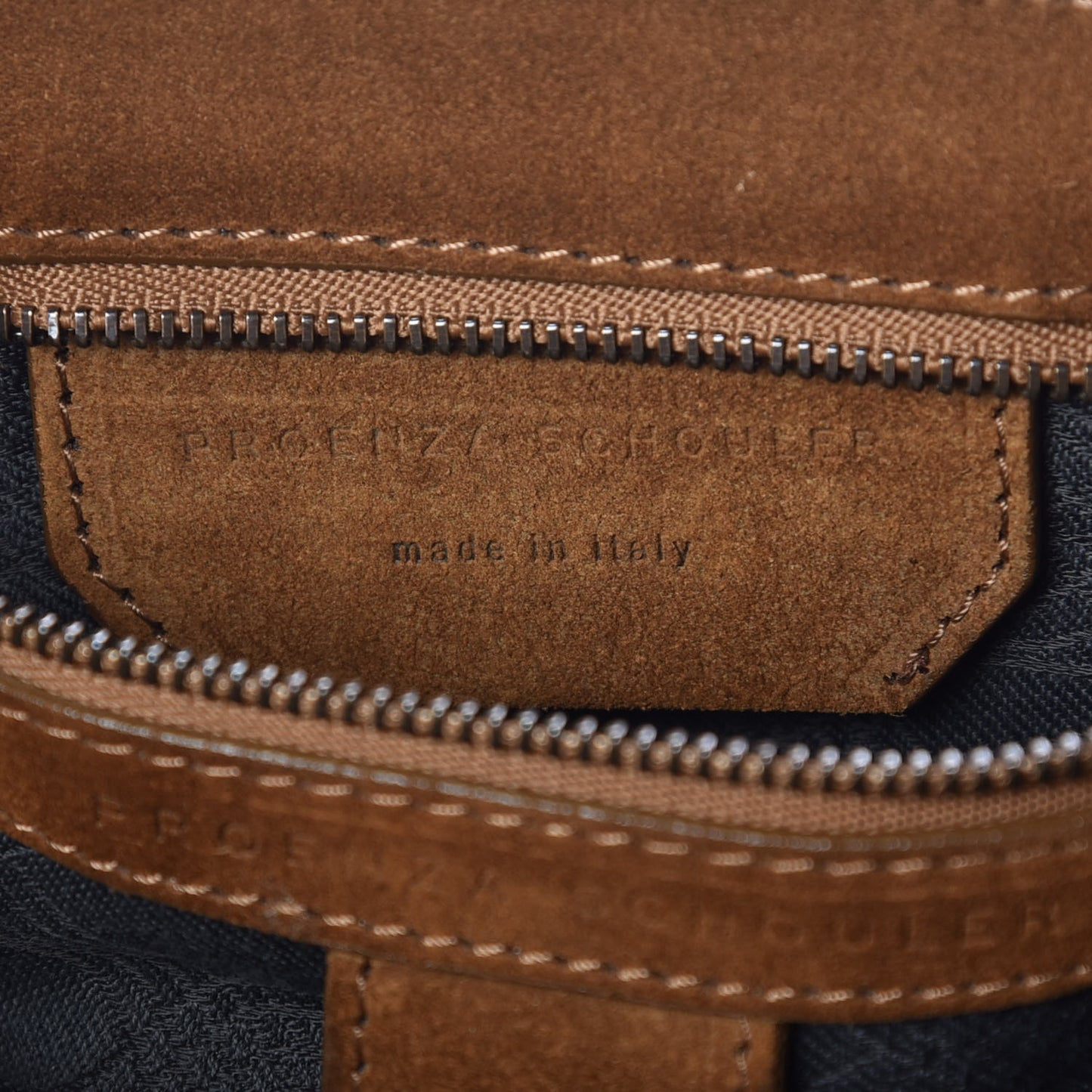 Suede Medium PS1 Satchel Tobacco