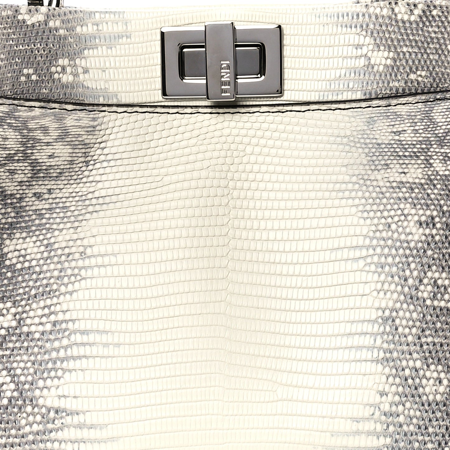 Lizard Togo Shiny Nappa Mini Peekaboo Iconic Satchel Roccia