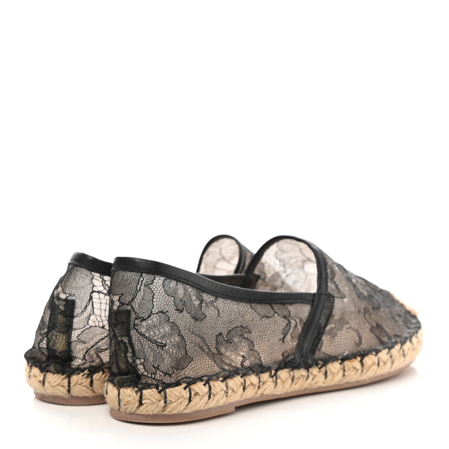 Valentino Garavani Lace Espadrilles 35 Black 4 of 7