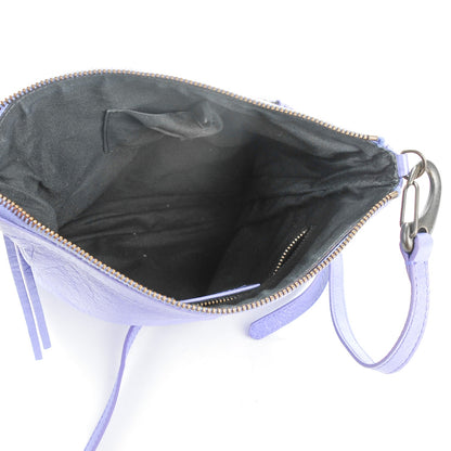 Balenciaga Agneau Classic Hardware Flat Crossbody Mauve 5 of 7