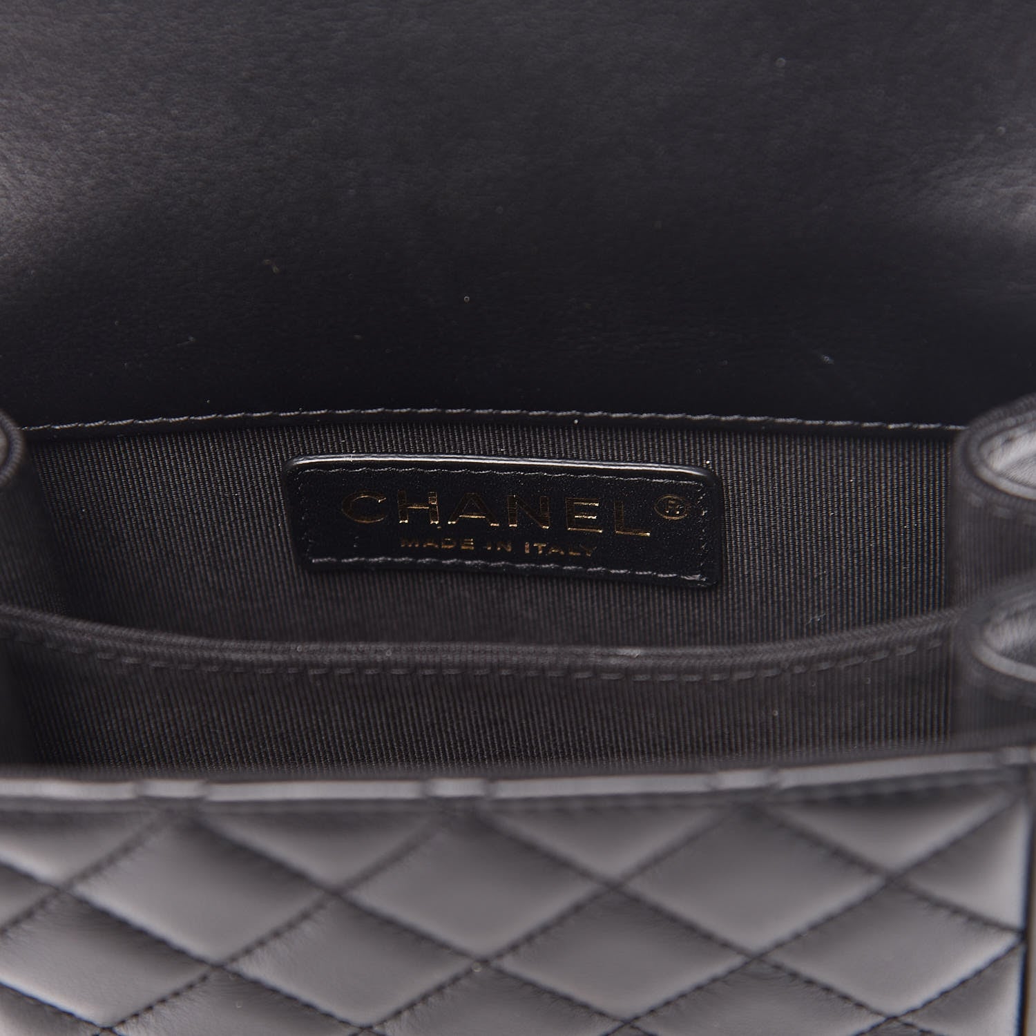 Chanel Calfskin Quilted North South Boy Flap Black 8 of 10