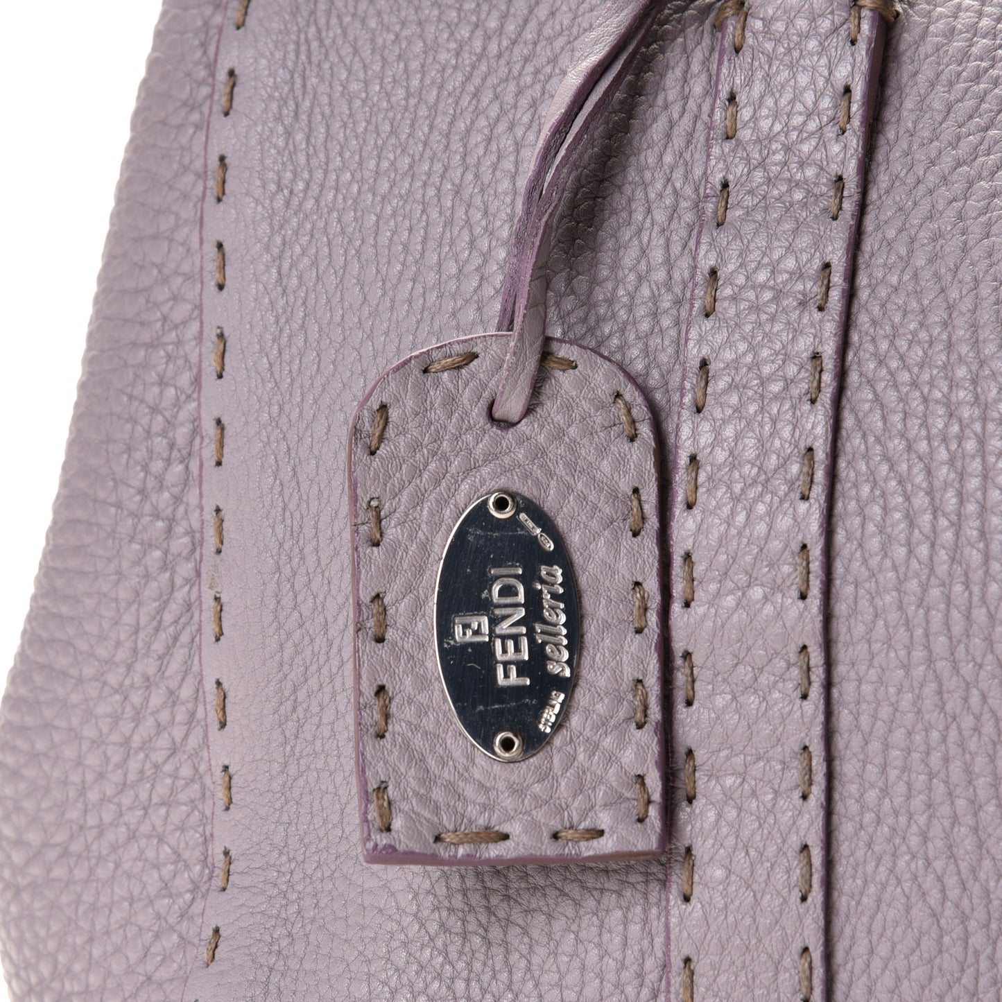 Calfskin Romano Selleria Medium Linda Satchel Pink