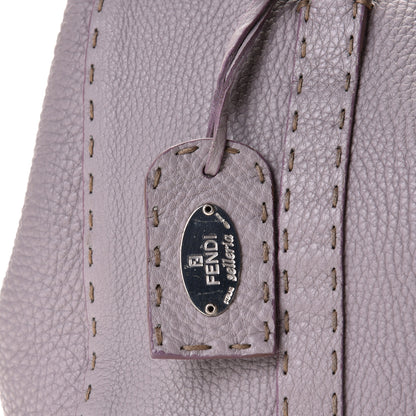 Fendi Calfskin Romano Selleria Medium Linda Satchel Pink 10 of 13