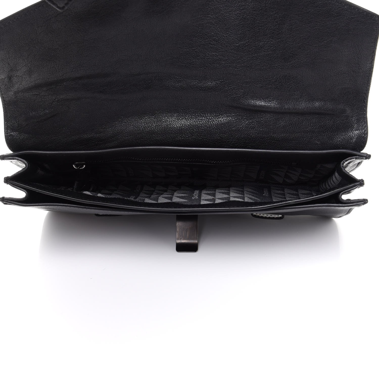 Proenza Schouler Lambskin PS1 Pochette Clutch Black 6 of 12