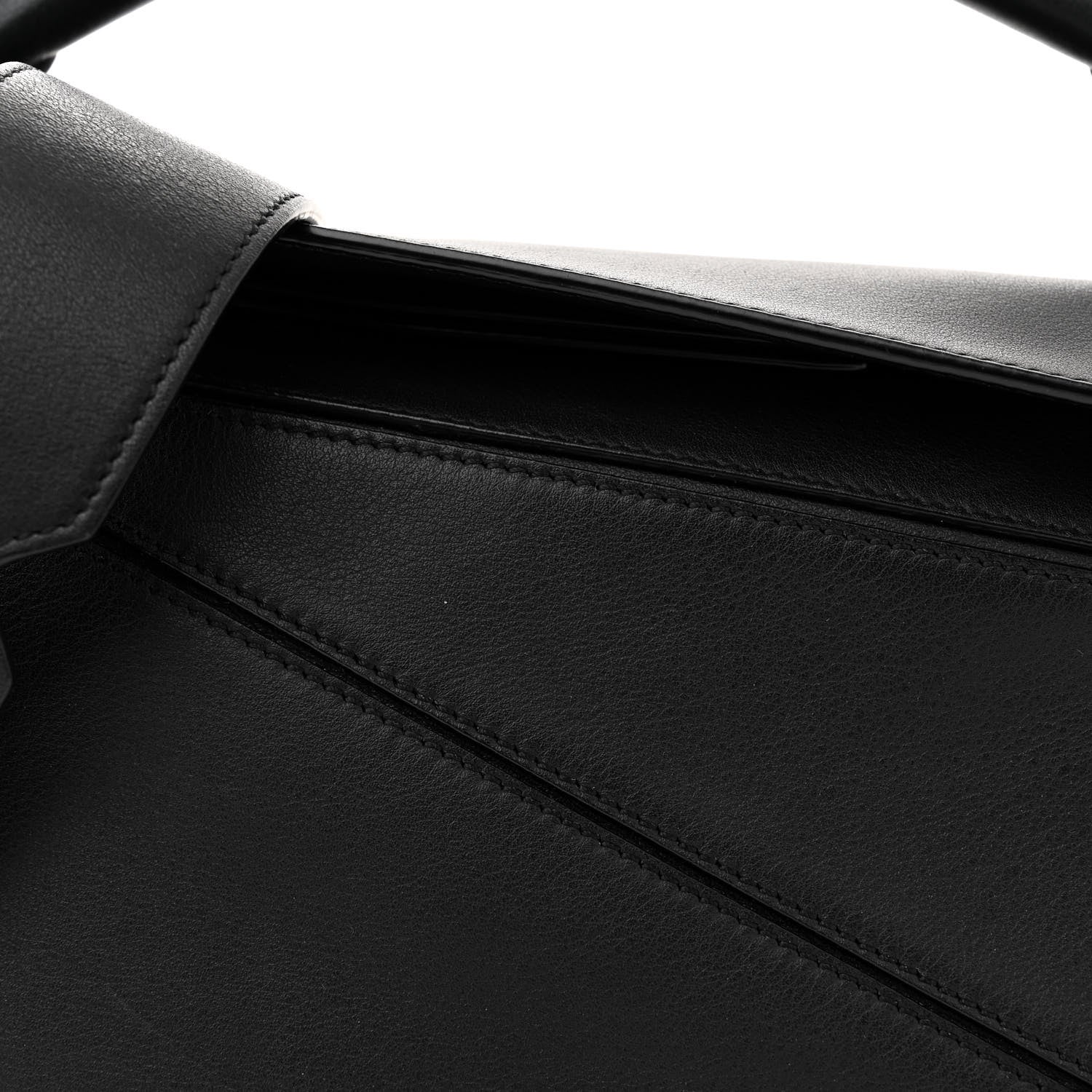 Loewe Calfskin Small Puzzle Bag Black 7 of 10