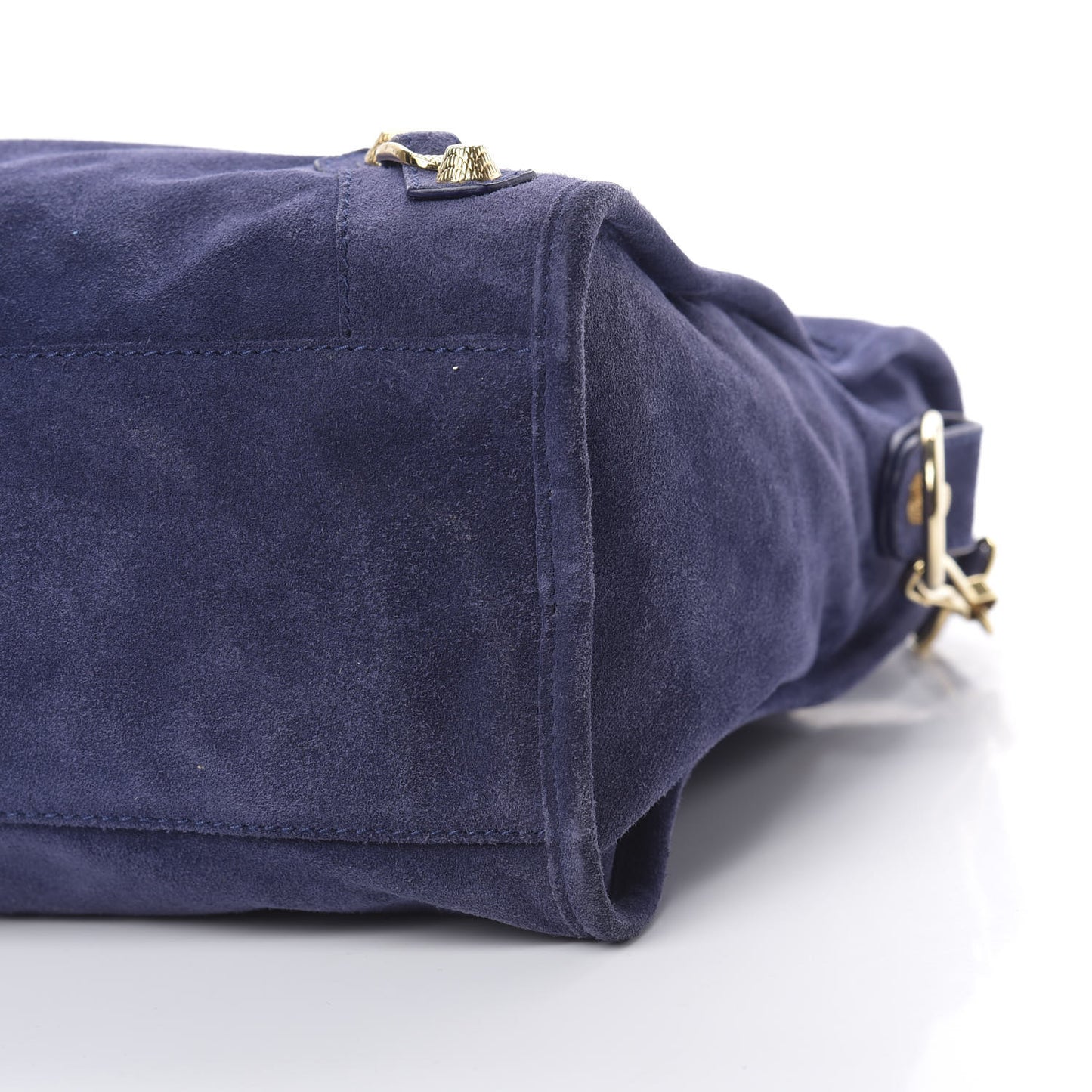 Baby Daim Suede Giant 12 Gold Hardware City Bleu Nuit