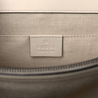 Gucci Calfskin Bamboo Web Medium Dionysus Top Handle Bag White Blue Hibiscus Red 10 of 30
