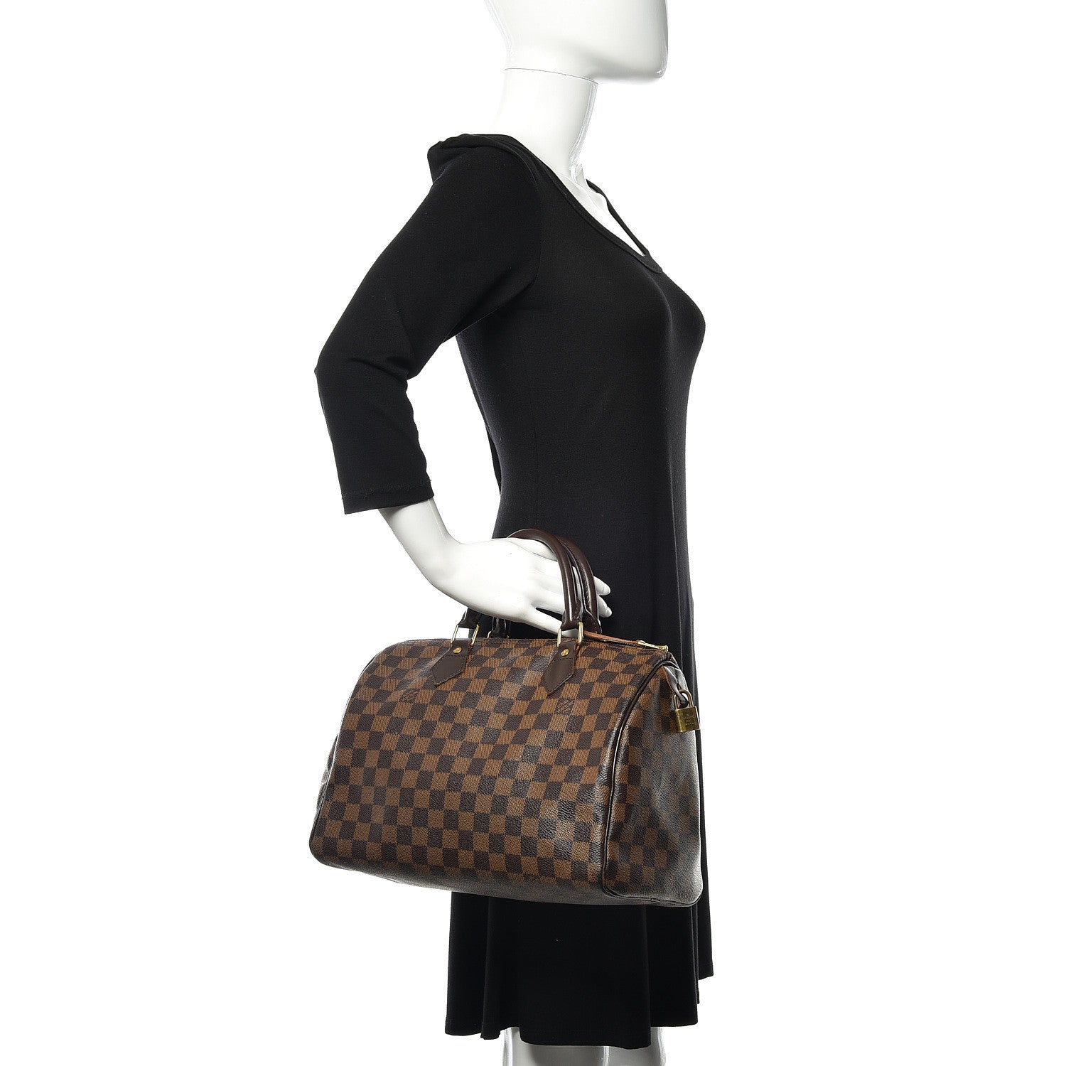 Louis Vuitton Damier Ebene Speedy 30 2 of 15