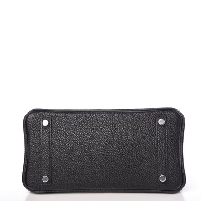 Hermes Togo Birkin 25 Black 6 of 34