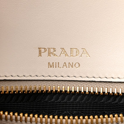 Prada Saffiano Flap Shoulder Bag Bianco 6 of 9