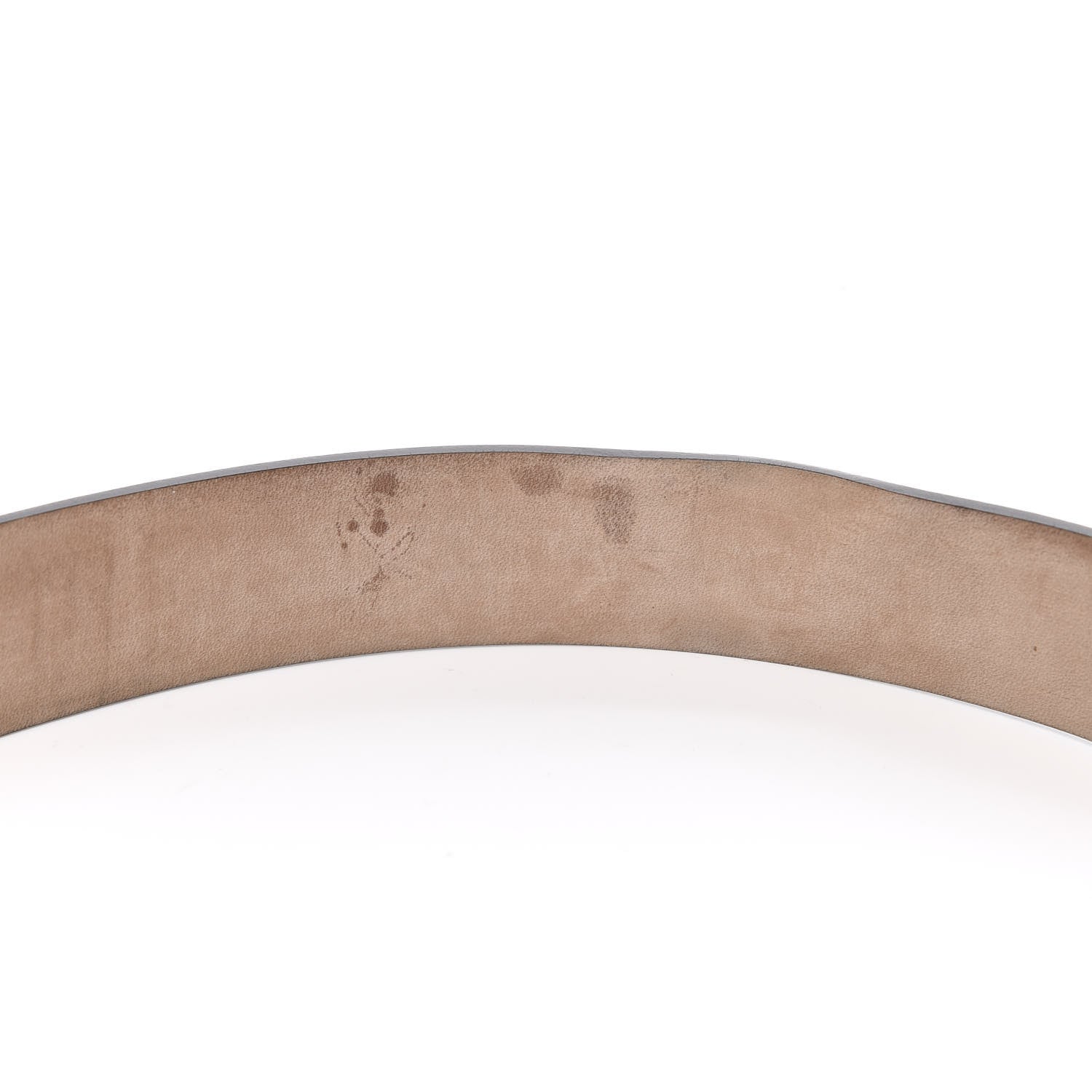 Gucci GG Supreme Monogram Selleria Calfskin Bee 35mm Belt 85 34 Beige Ebony Multicolor Cocoa 4 of 6