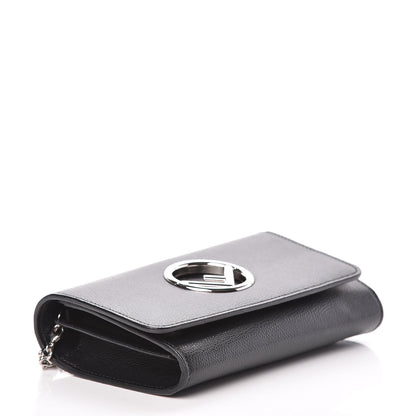 Fendi Vitello Cruise F is Fendi Wallet on Chain Black 4 of 10