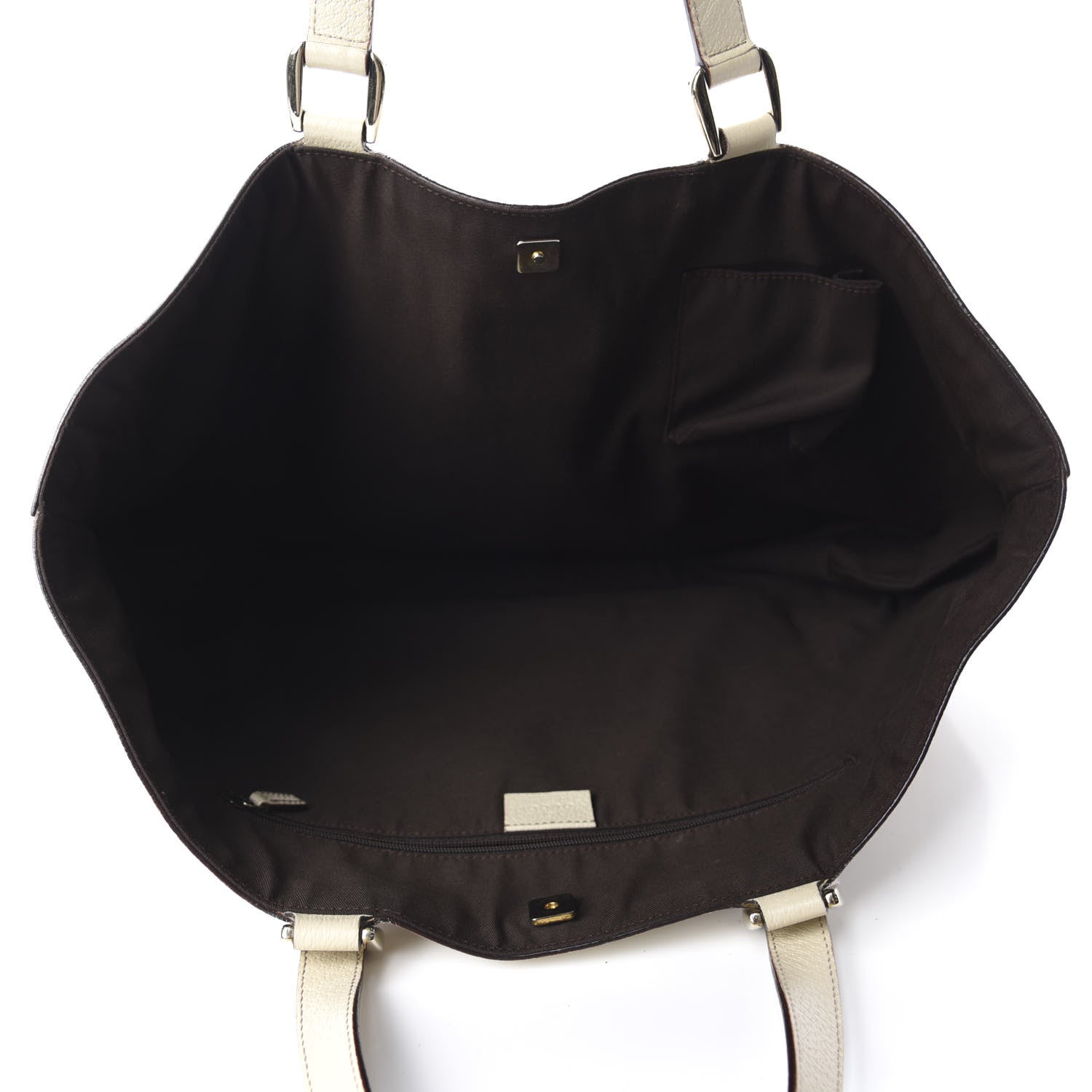 Gucci Monogram Large Abbey Tote Off White 5 of 10