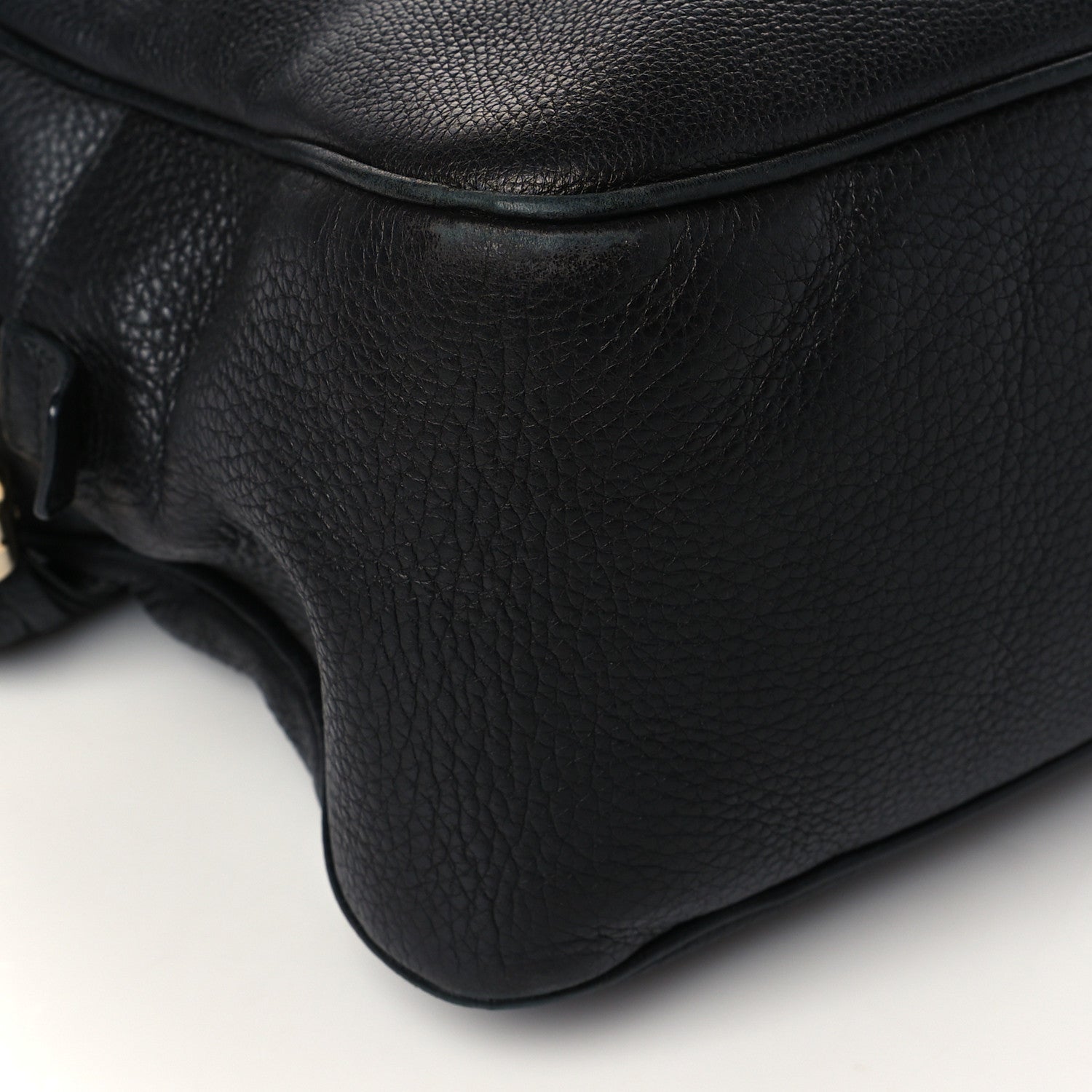 Gucci Pebbled Calfskin Medium Soho Bowler Black 9 of 11